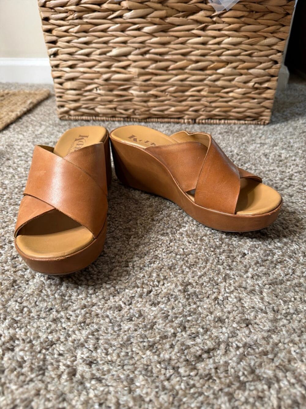 Kirk’s by Kirk ease beautiful, leather wedge shoes 7 633